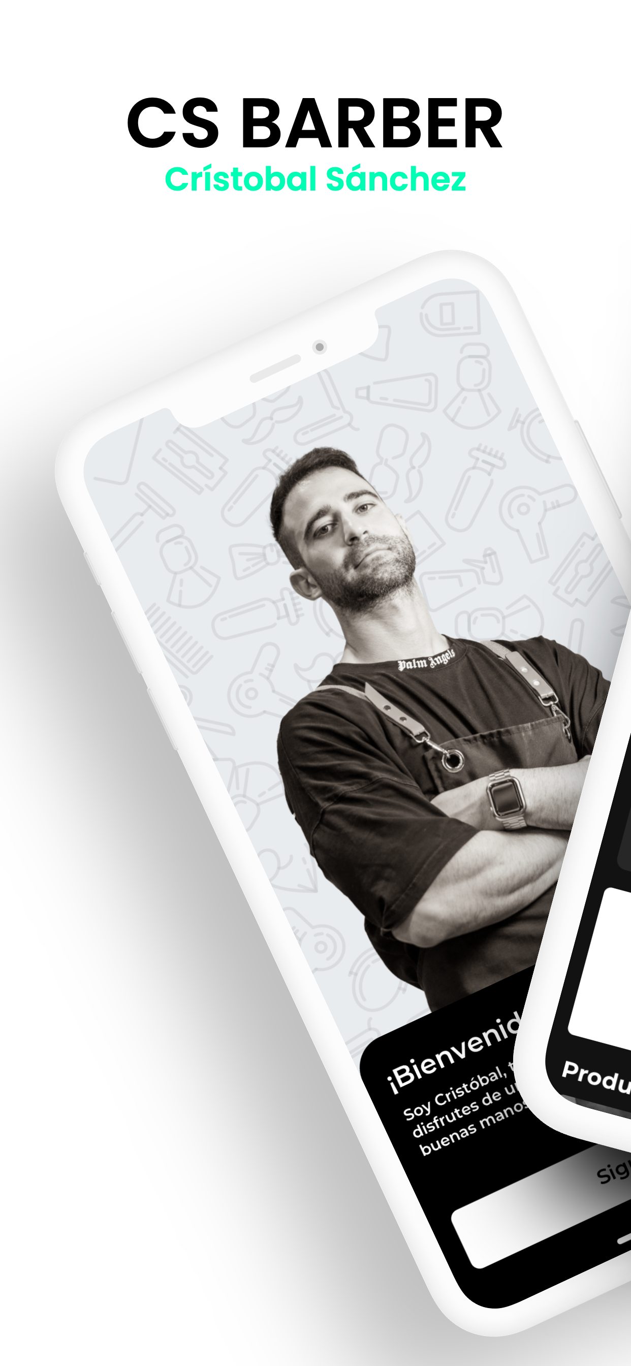 Captura de la app CSBarber 1