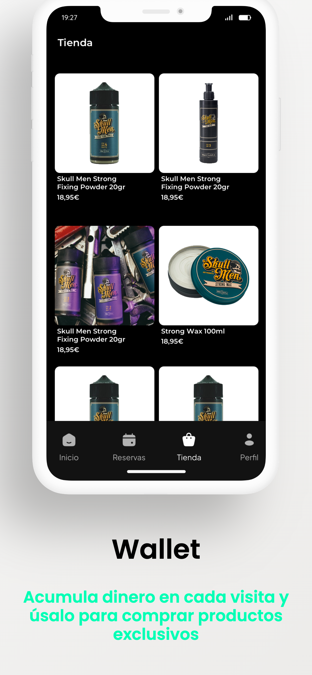 Captura de la app CSBarber 4